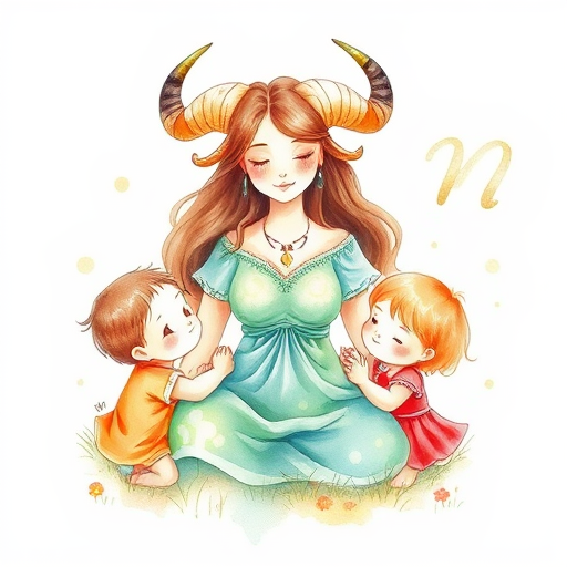 telec_zhenshchina_deti_zodiak